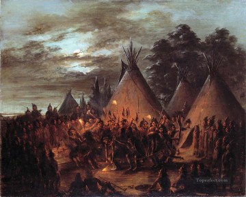 西部アメリカンインディアン 37 Oil Paintings